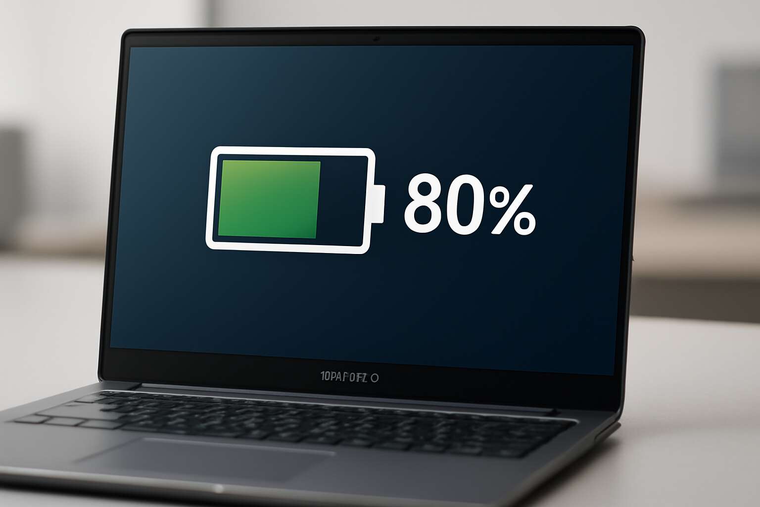 samsung laptop battery 80 percent