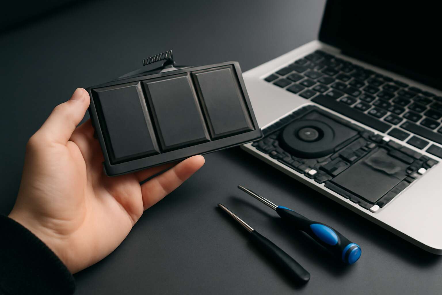 where laptop battery