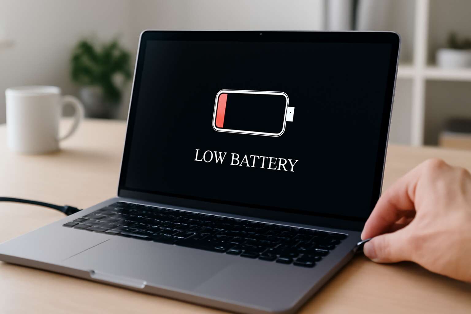 what happens when laptop battery dies