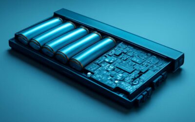 Lifelike laptop battery 3d model for realistic power simulations