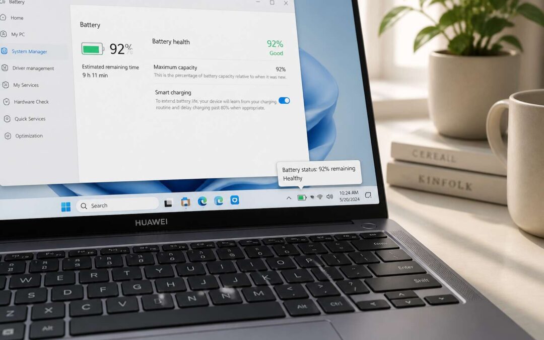 Discover how to check Huawei laptop battery health in minutes.